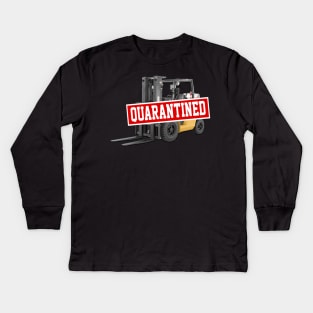 forklift of quarantined Kids Long Sleeve T-Shirt